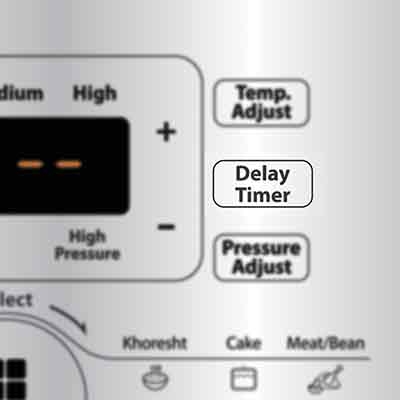 عملکرد پخت تاخیری  در  زودپز GPC 106 میگل