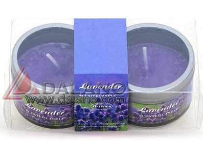 تصویر  شمع آروماتیک با رایحه اسطوخودوس Lavender