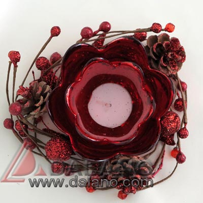 تصویر  جاشمعی تزیینی نیلوفر آبی Water Lily candlestick