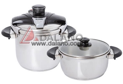 تصویر  زودپز دوقلو با تایمر هاردستون Hardstone Pressure cooker PC1470