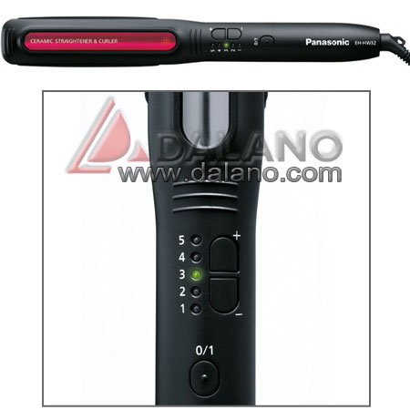 تصویر  اتومو مناسب مو رنگ شده پاناسونیک Panasonic Straightener EH-HW32