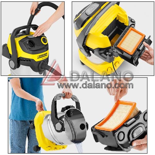 جاروبرقی قوی آب و خاک کارشر Karcher WD5 Premium