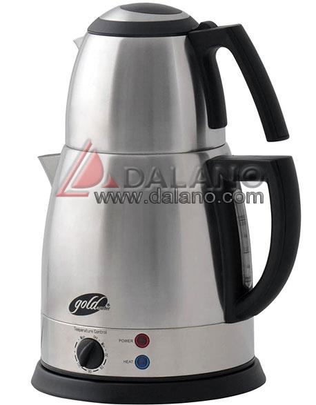 تصویر  چای ساز روهم استیل گلدمستر goldmaster TM-100