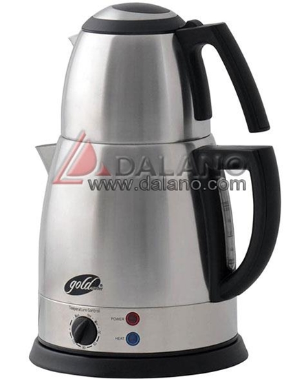 تصویر  چای ساز روهم استیل گلدمستر goldmaster TM-100