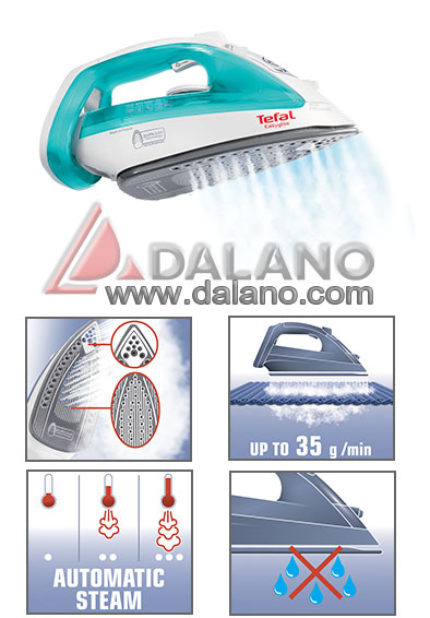 تصویر  اتو بخار  تفال  Tefal Easygliss FV3910