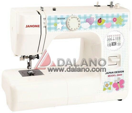 تصویر  چرخ خیاطی ژانومه مدل Janome 8600