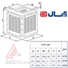 کولر آبی بالکنی آبسال مدل Absal AC38