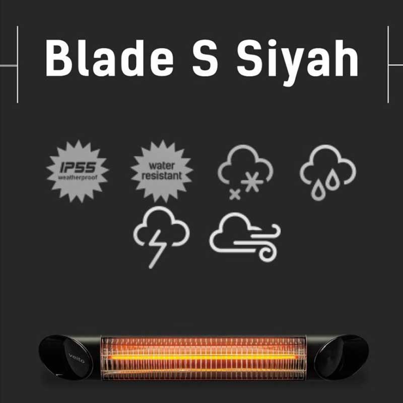بخاری برقی تابشی اینفرارد ویتو مدل بلید اس Blade S