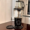 سماور مدرن با قوری شیشه‌ای و سیستم گرم نگه‌دارنده مدل BE-1225