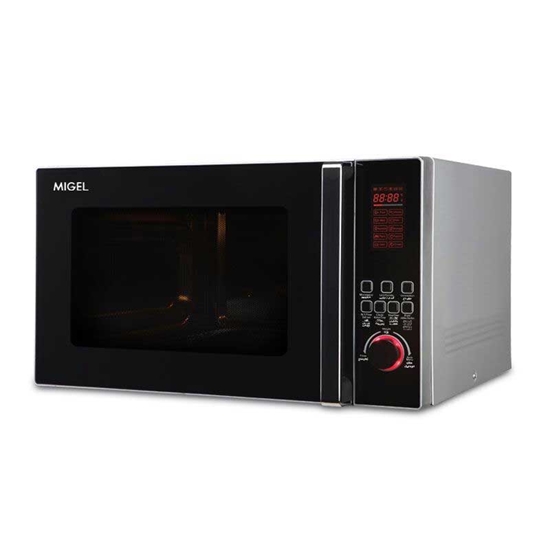 مایکروویو میگل مدل GMW 402 با گریل رنگ نقره ای