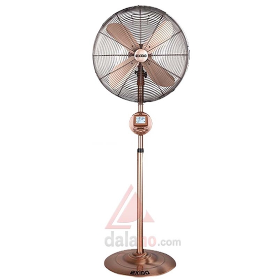 پنکه ایستاده اگزیدو مدل ESF 7650 با بدنه فلزی مسی