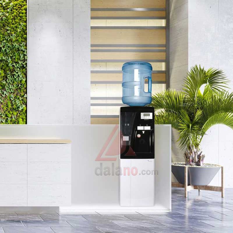 آبسردکن ایستاده با یخچال‌ کوچک زنیت مدل ZWD 1461 به همراه جالیوانی