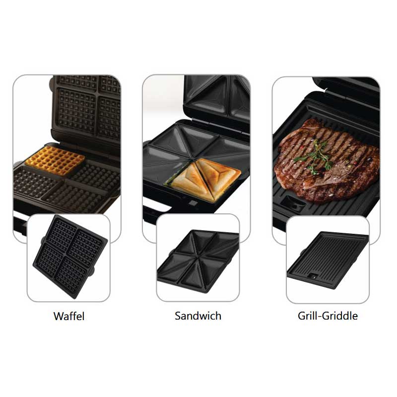 صفحات نچسب چدنی ساندویچ ساز ZSM1460 زنیت