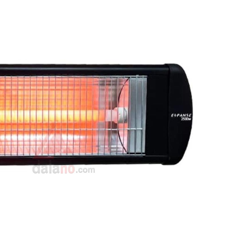 نمای نزدیک بخاری تابشی برقی اکسپنس H2500