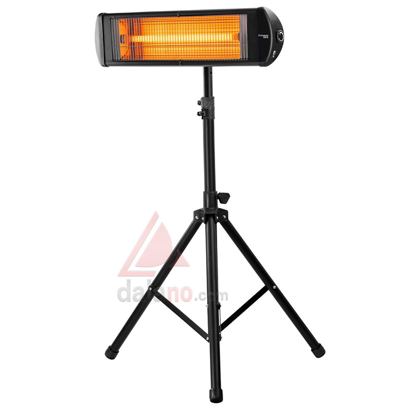 گرماتاب برقی قوی با پایه تلسکوپی ایستاده