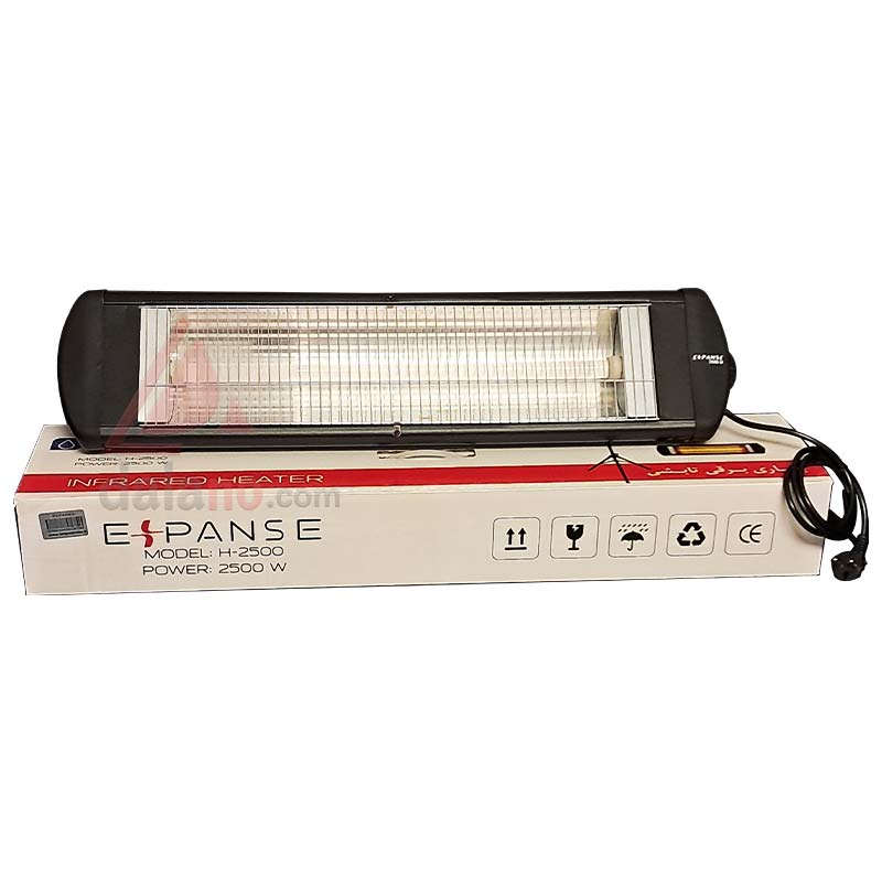 گرماتاب برقی ۲۵۰۰ وات مناسب تراس و کافی‌شاپ اکسپنس