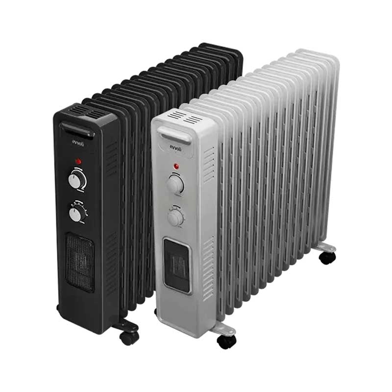 رادیاتور روغنی فن‌دار ایوولی ۱۵ پره مدل EVOH-15PTF