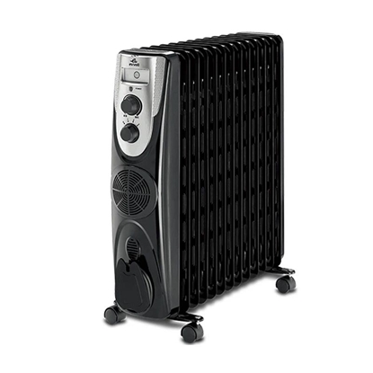 شوفاژ برقی ۱۵ پره EVOH–15FB رنگ مشکی