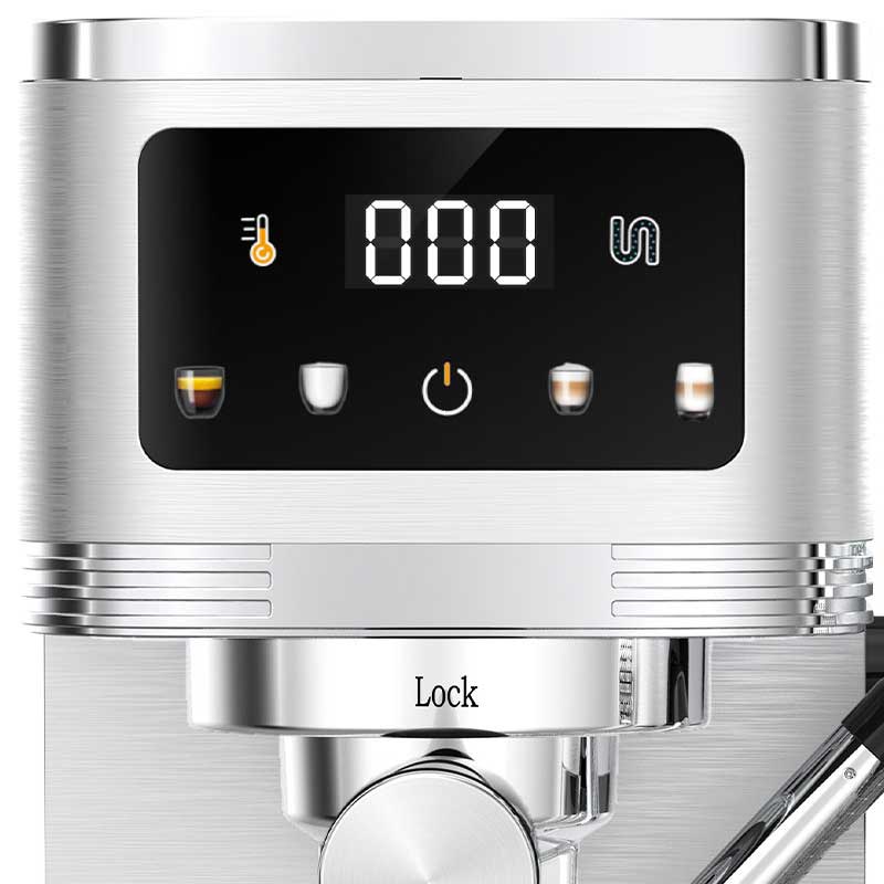 اسپرسوساز لمسی تکنو Te-828 بدنه استیل