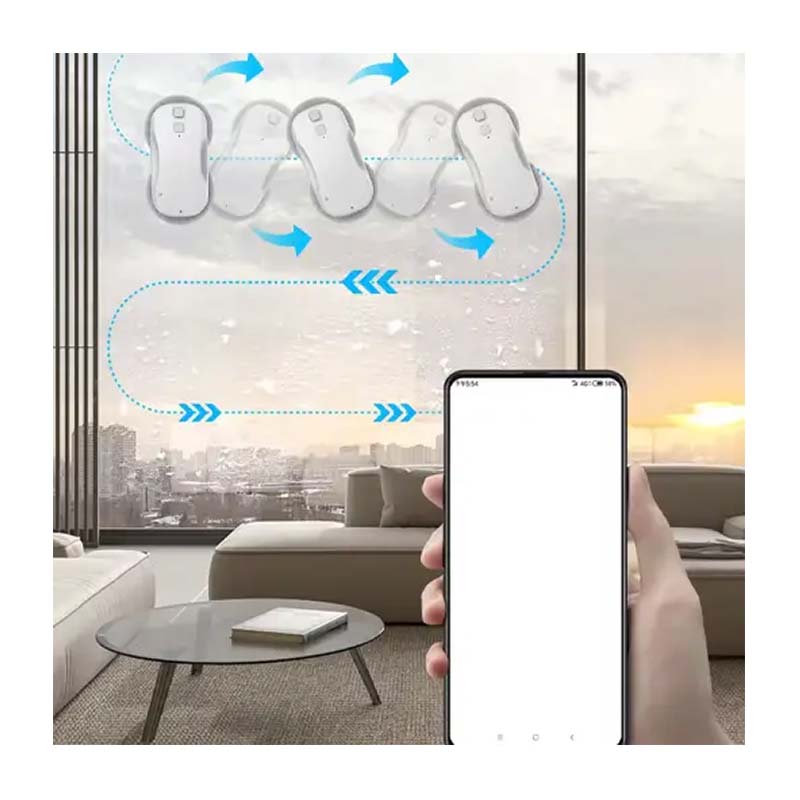 کنترل موبایلی شیشه شوی رباتیک ویتور