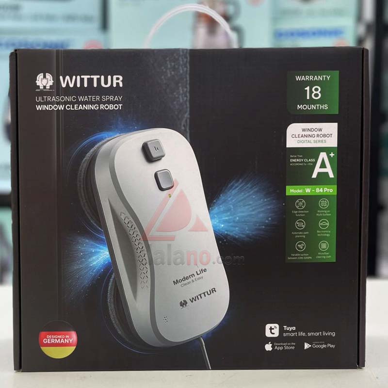 تصویر جعبه شیشه شوی رباتیک ویتور مدل W-84 Pro