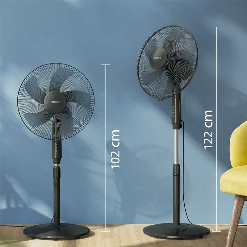 ابعاد پنکه ایستاده و رومیزی فیلیپس مدل ACP620